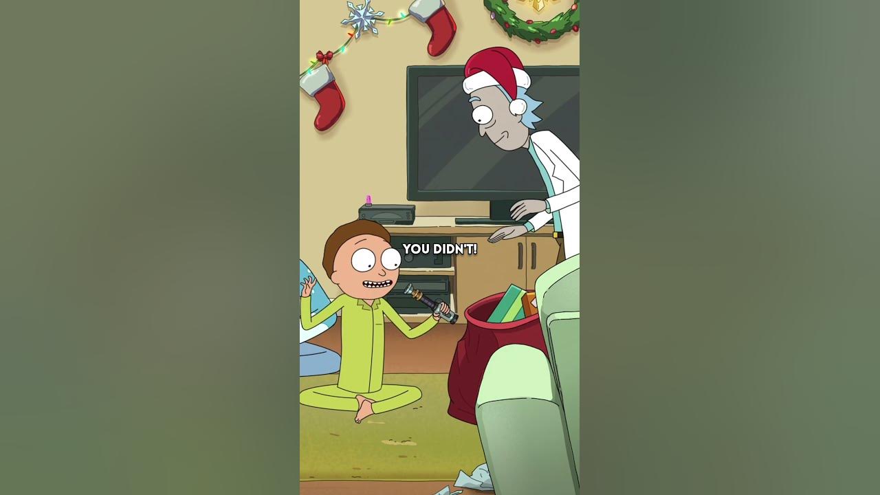 Morty gets a lightsaber | Rick and Morty | #shorts - YouTube