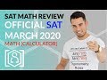 Official SAT March 2020 Calculator Math Section Official SAT March 2020 Calculator Math Section