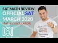 Official SAT March 2020 Calculator Math Section