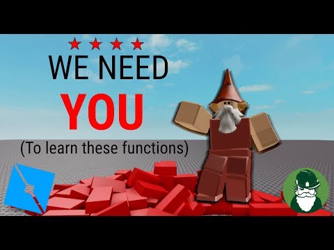 Basic Functions You Should Know Youtube - roblox wiki waitforchild