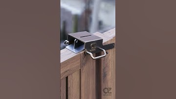 "Sliding Gate Latch | #Shorts #GateLock #SlidingLatch"