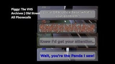 Piggy: The VHS Archives | Old Street All Four Phonecalls!