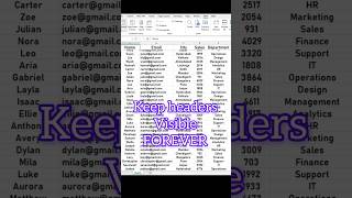 Part-4 Excel tricks in 20 seconds. #excel #exceltips #exceltricks #excelshortcuts #spreadsheets
