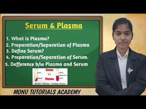 Plasma vs serum | serum and plasma | difference between plasma and ...