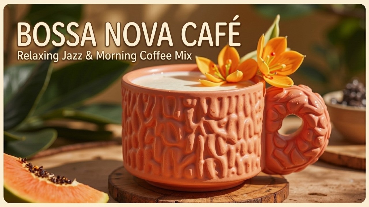 Утренний кофе Босса-нова джаз | Расслабляющая атмосфера кафе для энергии