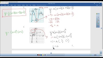 Algebra II 4.9 Modeling with Polynomial Functions