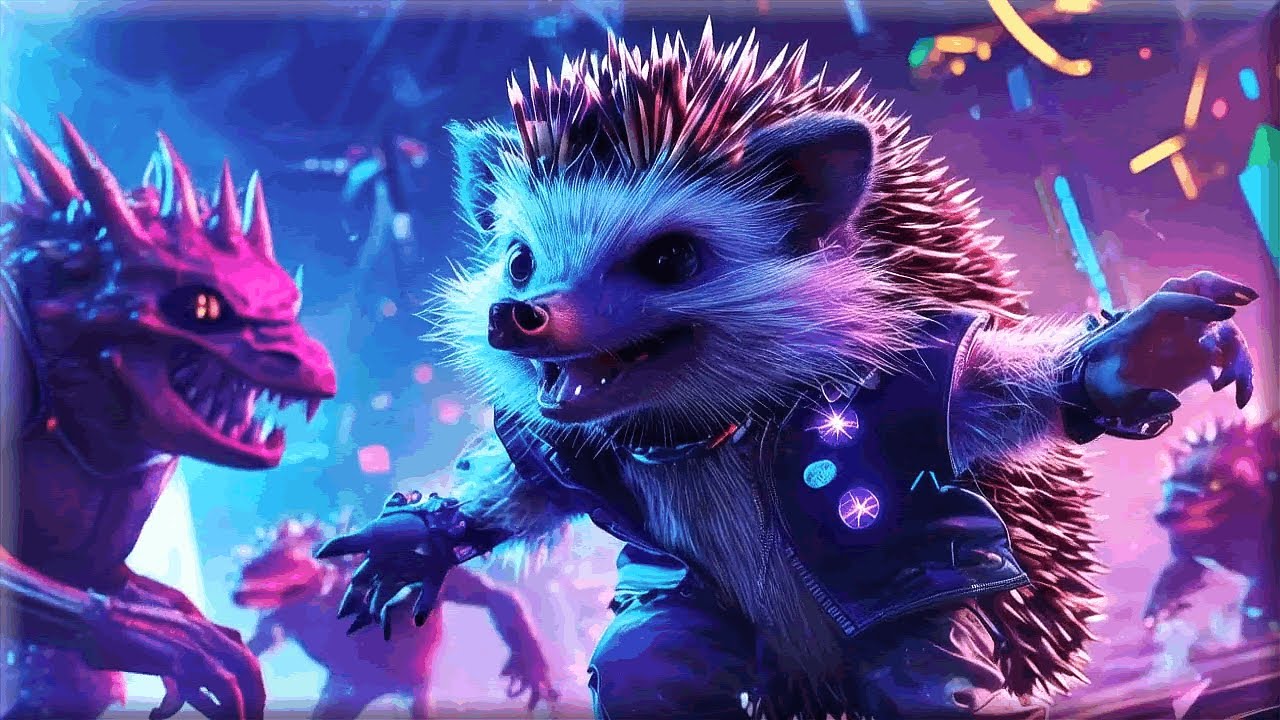 "Halloween Midnight Electric (Haunted Mix)" | Adorable Pets and Animals Electronic Dance Music Video