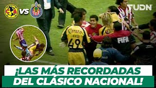 PREVIO AL CLÁSICO: ¡Las broncas MÁS RECORDADAS del Américas vs Chivas! | TUDN