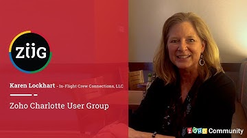 Charlotte Zoho User Group - Karen Lockhart on Zoho User Group meetups