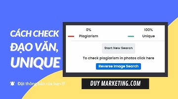 Cách check unique bằng phần mềm check đạo văn