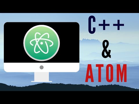 C and C++ using Atom 2018