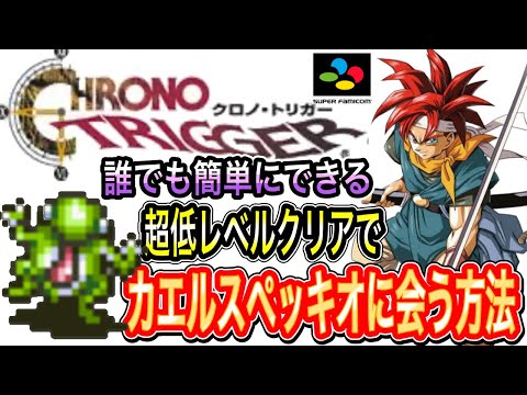 遭遇率0.1%以下の激レアモンスター【クロノトリガー】超低レベルクリア