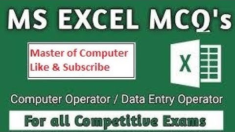 Microsoft Excel Multiple Choice Questions and Answers #excel #mcq #viral #msoffice #latest #excel