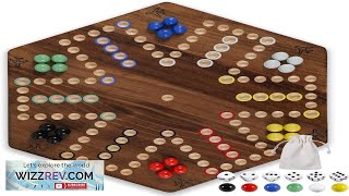 20 in Wooden Fast Track Board Game Original Wahoo Board Game