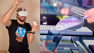Preparando as melhores bebidas, mas em realidade virtual