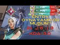 Entry Oynayamıyor Musun? DEDİLER, Maçı Taşıdım! 😏🔥 | Valorant İmmortal Ranked