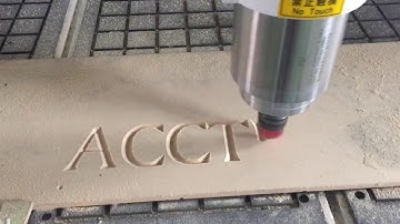 AccTek cnc router engraving wood video