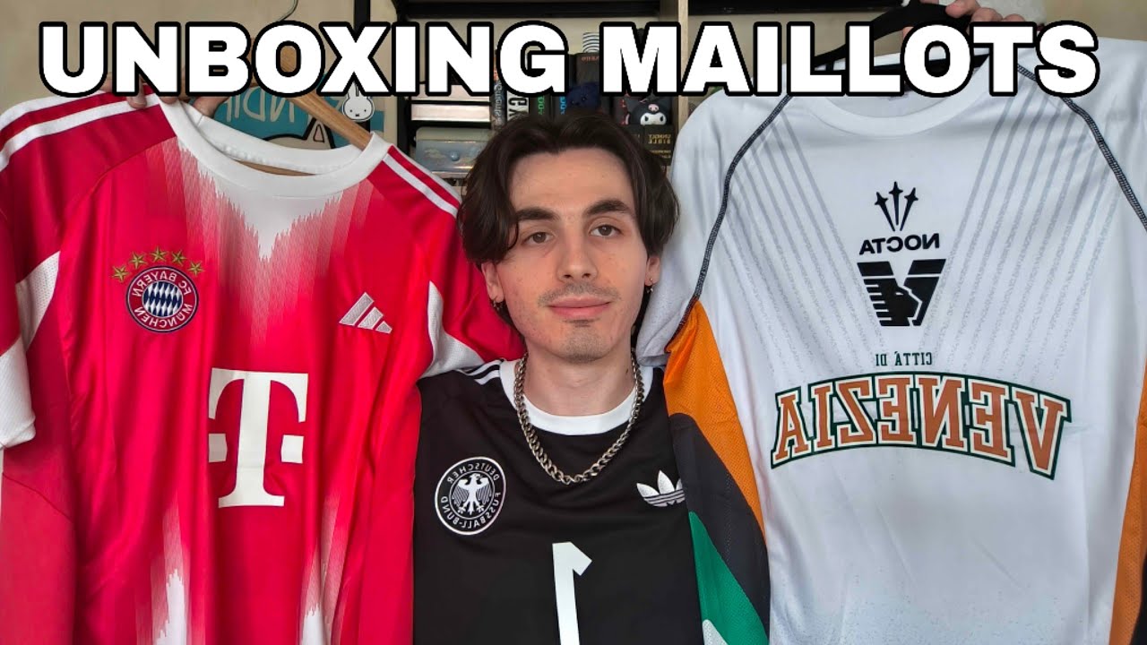 ASMR : NOUVEL UNBOXING DE MAILLOTS ⚽ (avec une édition spéciale de fou)