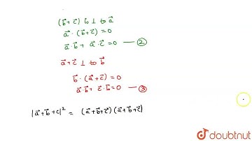 If veca, vecb and vecc are vectors such that |veca|=3,|vecb|=4 and |vecc|=5 and (veca+vecb) is p...