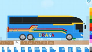 Mencoba buat Bus DRAKA v1 Dunia Loko yang lagi viral!! - Labo Brick Car. screenshot 4