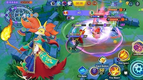 Delphox -One of Mine Favourite Attacker || Pokemon Unite Clips