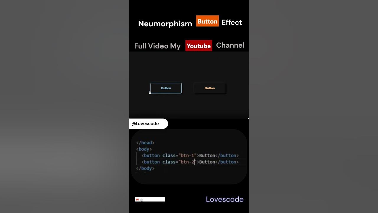 How to Make a Neumorphism Button Effect in Minutes! - YouTube