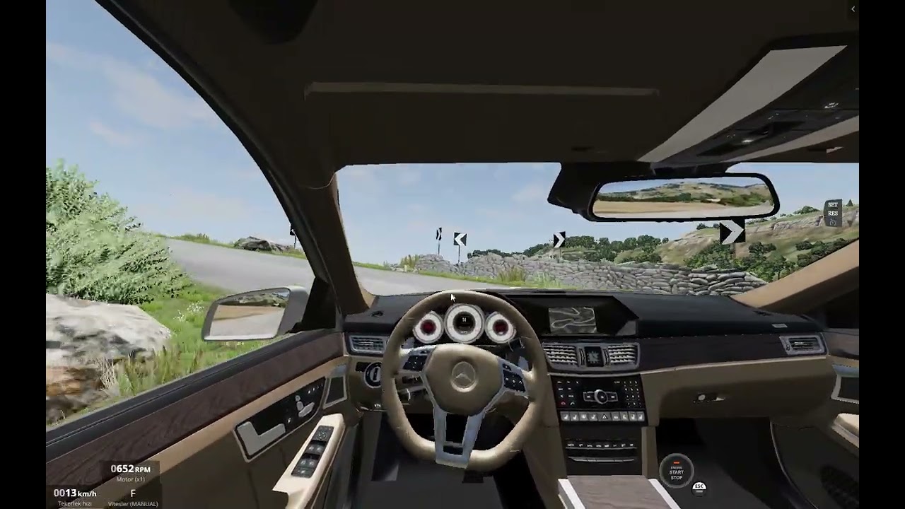 Mercedes E200 W212 Avantgard 2015 - Test Drive  (BeamNG.Drive