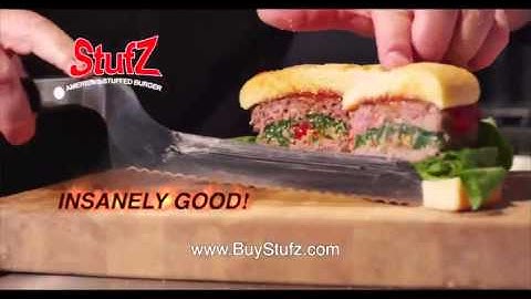OFFICIAL STUFZ stuffs stufs stuffz stuffed burger commercial