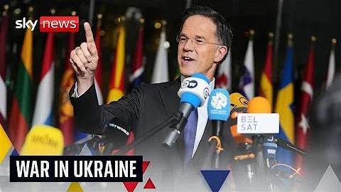 NATO foreign ministers arrive for meeting as Ukraine peace talks continue