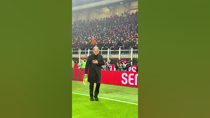 Pippo Inzaghi at the Curva Sud end ❤️🖤 | #shorts