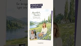 Their photo becomes a lakeside wildflower thank-you card