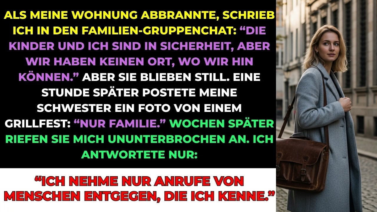 Als Meine Wohnung Abbrannte, Schrieb Ich：＂Ich Bin Sicher, Aber Habe Keinen Ort Zum Gehen.＂ Doch Sie…