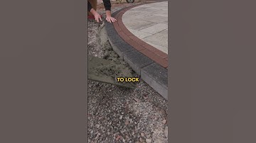 Paver Edge Restraint - What I use #landscaping #hardscaping