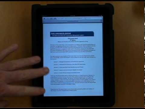 Reading The Answer Book On Your Ipad Youtube