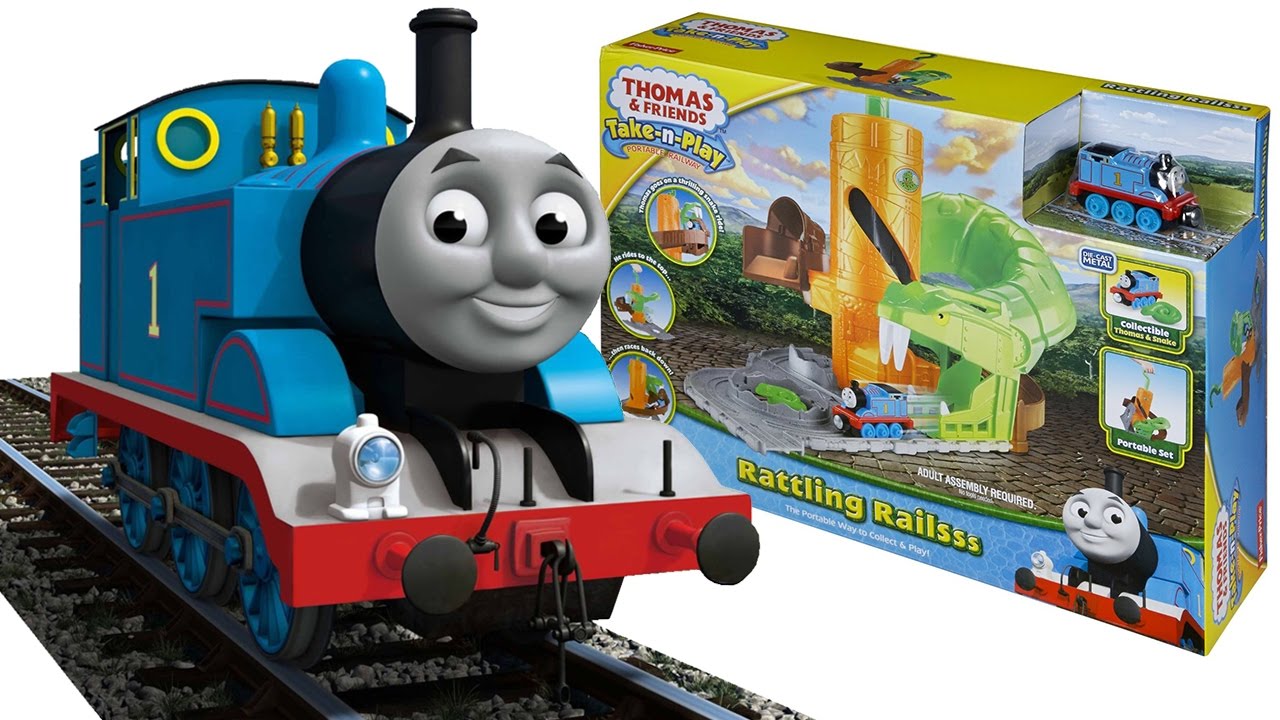 Il Trenino Thomas Apriamo Il Gioco Del Trenino Thomas Binari Sferraglianti Italiano Per Bambini Youtube