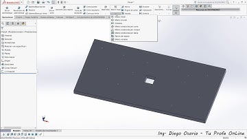 Solid Works Tutorial 023 Matrices Parte 4   Matriz Conducida por Croquis
