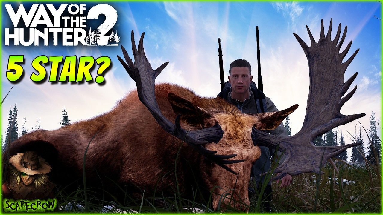 We GREW & HUNTED A Giant High Fitness Moose! Way of the hunter 2