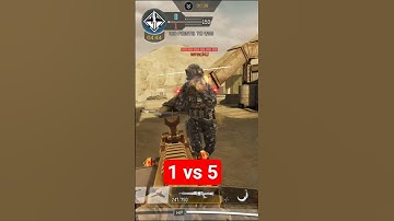 1 vs 5 within 10 seconds with MG42