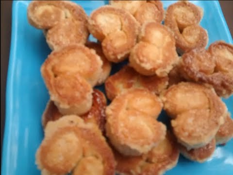 Heart Shaped sugar-coated Biscuits | Elephant Ears Recipe by Meenakshi