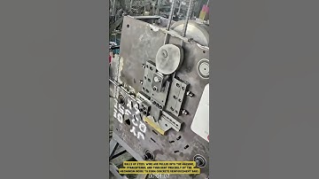 This is the Process of Making Concrete Stirrups with an Automatic Machine- Good tools and machinery