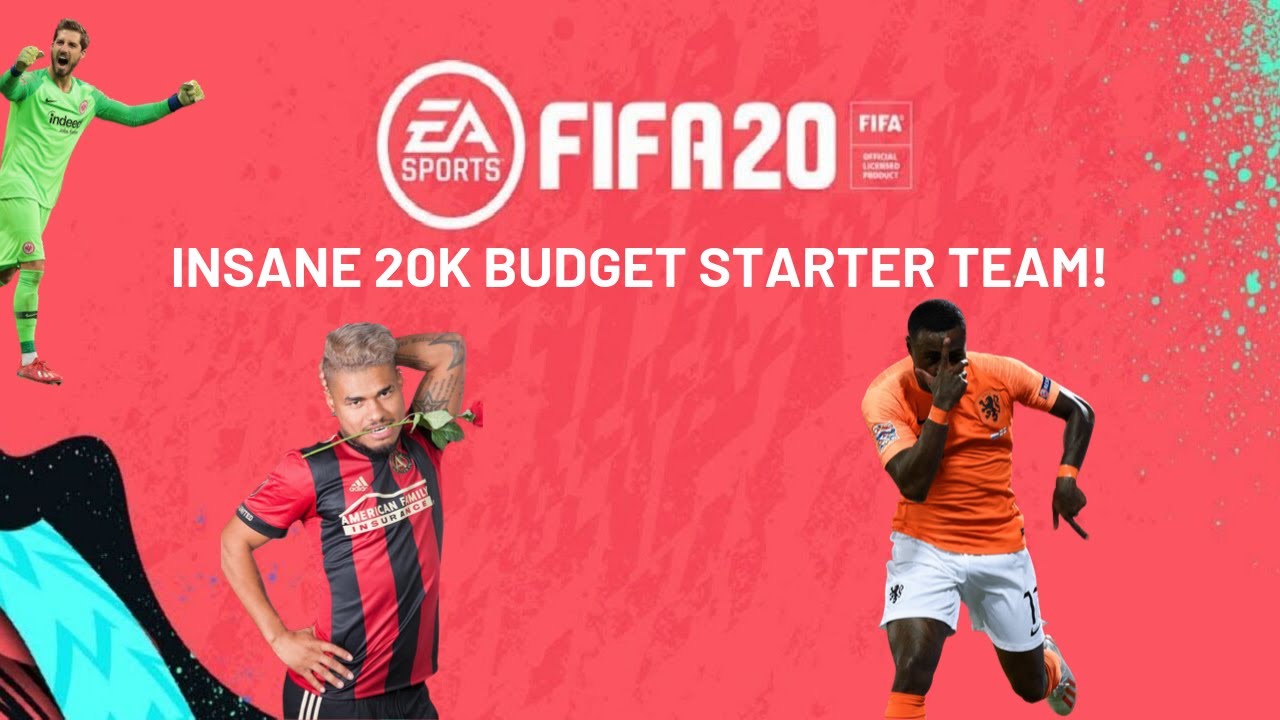 20K INSANE STARTER TEAM FIFA 20!!