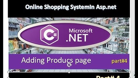 E-Commerce Complete And Final Project for adding Products
