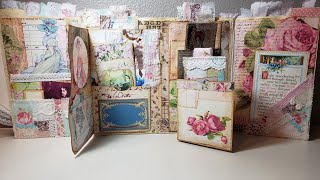 Craft With Me: 1891 Journal and Altered File Folder it's a Long One!