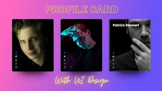 How to Make Profile Card Hover Effect Using HTML and CSS | Image Card Hover Animation in HTML CSS