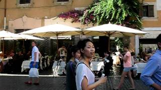 Street jazz in summer Rome