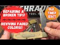 Restoring a Vintage Schrade Old Timer 125OT: Repairing a Broken Tip &amp; Reviving Faded Colors!!