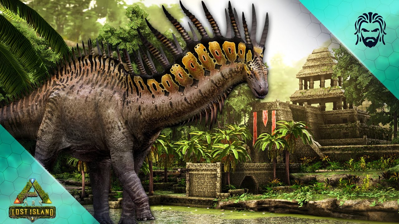New Ark Map Dinos Announced Amargasaurus Lost Island Map Reveal Ark Lost Island Free Dlc Youtube
