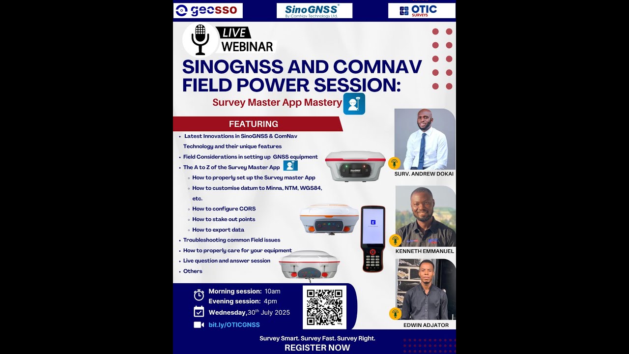 Webinar Recording: SinoGNSS & ComNav Field Power Session – Survey Master App Mastery