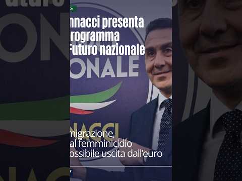 Video Vannacci, ecco il programma di Futuro nazionale: Remigrazione e no al femminicidio