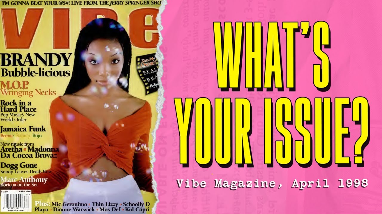 Brandy Norwood: 1998 Vibe Magazine Cover Girl